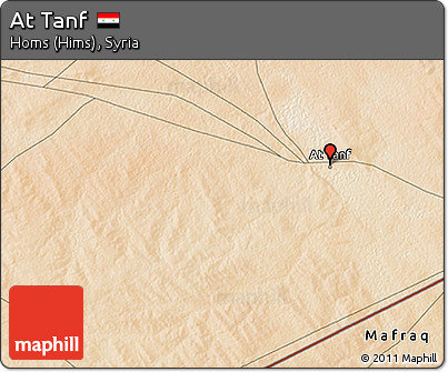 Satellite 3D Map of At Tanf