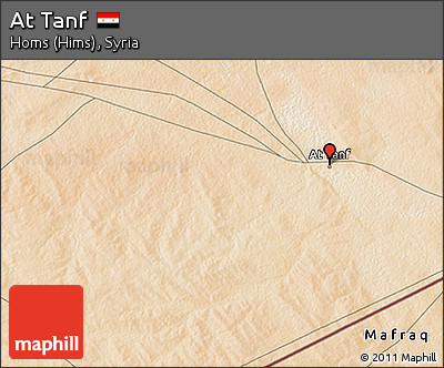 Satellite 3D Map of At Tanf