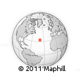 Outline Map of the Area around 33° 32' 52" N, 39° 52' 30" W, rectangular outline