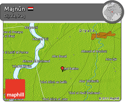 Physical 3D Map of Majnūn