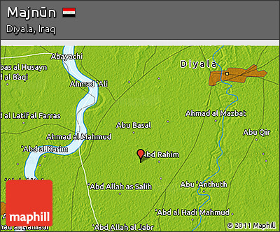 Physical 3D Map of Majnūn