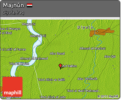 Physical 3D Map of Majnūn