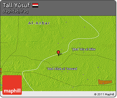 Physical 3D Map of Tall Yūsuf