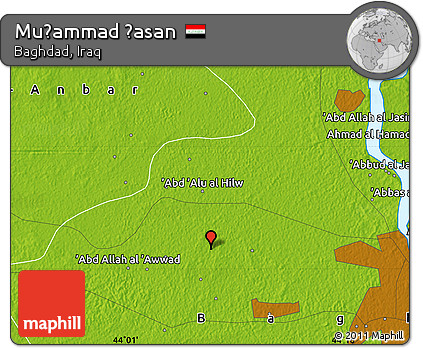 Physical Map of Muḩammad Ḩasan