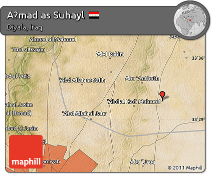 Satellite Map of Aḩmad As Suhayl