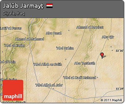 Satellite Map of Jalūb Jarmayţ