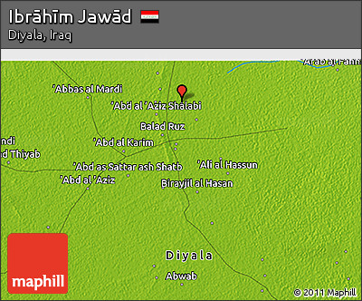 Physical 3D Map of Ibrāhīm Jawād