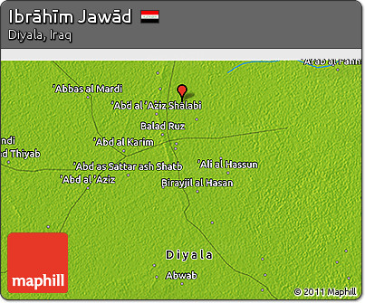 Physical 3D Map of Ibrāhīm Jawād