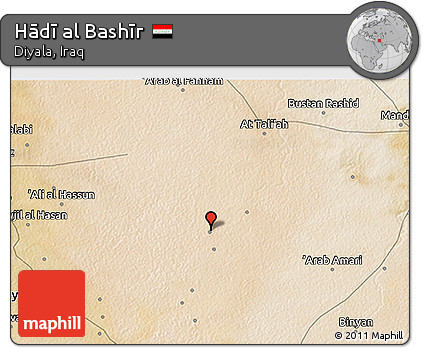 Satellite 3D Map of Hādī Al Bashīr