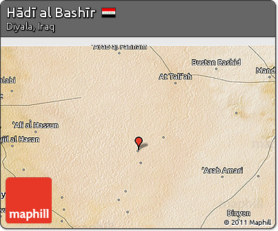 Satellite 3D Map of Hādī Al Bashīr