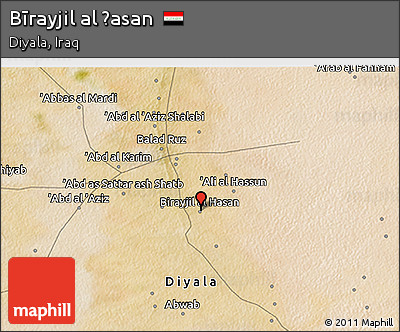 Satellite 3D Map of Bīrayjil Al Ḩasan