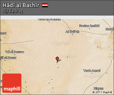 Satellite 3D Map of Hādī Al Bashīr