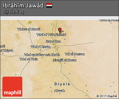 Satellite 3D Map of Ibrāhīm Jawād