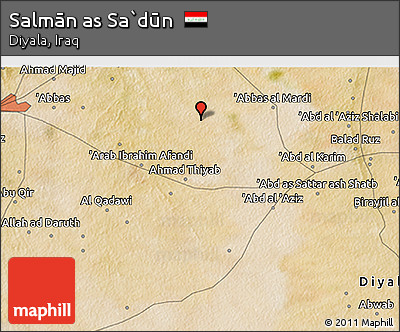 Satellite 3D Map of Salmān As Sa`dūn