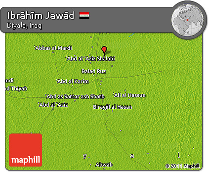 Physical Map of Ibrāhīm Jawād