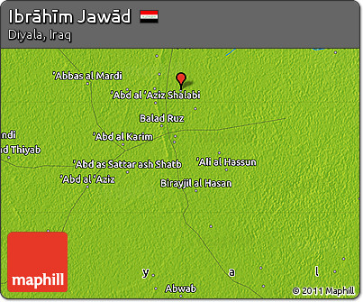 Physical Map of Ibrāhīm Jawād