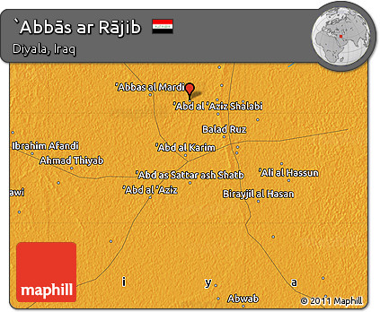 Political Map of `Abbās Ar Rājib