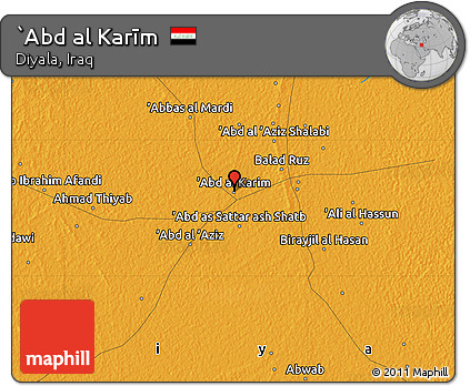 Political Map of `Abd Al Karīm