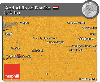 Political Map of `Abd Allāh Ad Darūth