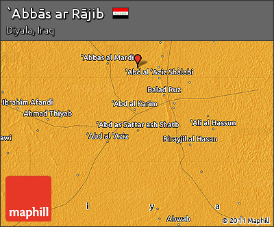 Political Map of `Abbās Ar Rājib
