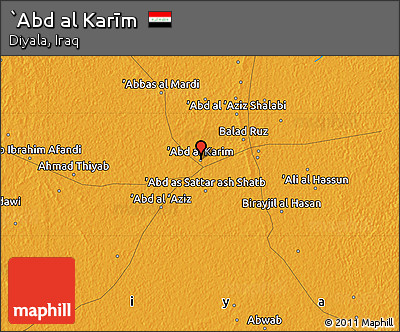 Political Map of `Abd Al Karīm
