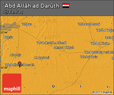 Political Map of `Abd Allāh Ad Darūth