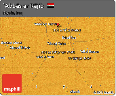 Political Map of `Abbās Ar Rājib