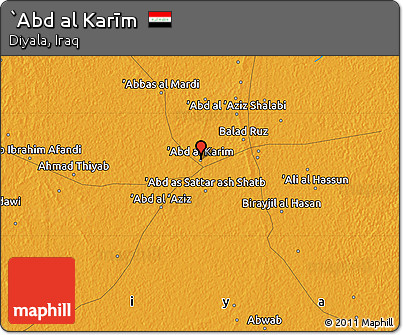 Political Map of `Abd Al Karīm