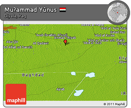 Physical Panoramic Map of Muḩammad Yūnus
