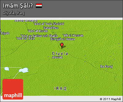 Physical Panoramic Map of Imām Şāliḩ