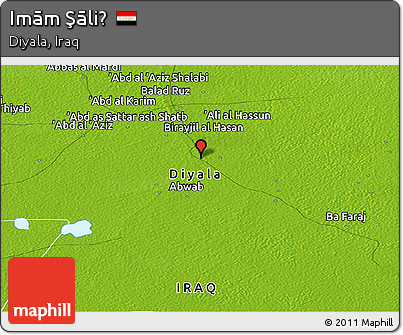 Physical Panoramic Map of Imām Şāliḩ