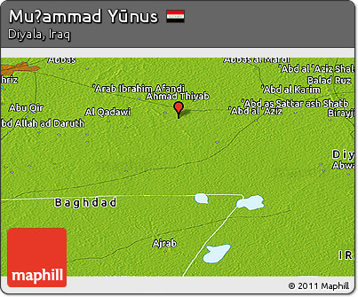 Physical Panoramic Map of Muḩammad Yūnus