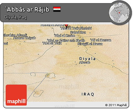 Satellite Panoramic Map of `Abbās Ar Rājib
