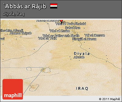 Satellite Panoramic Map of `Abbās Ar Rājib