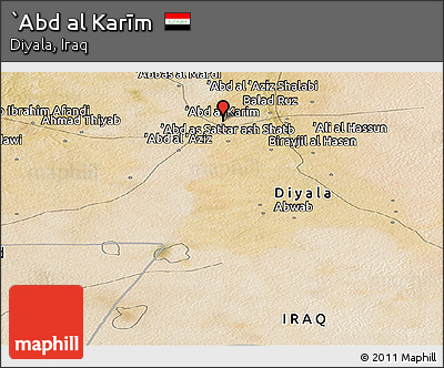 Satellite Panoramic Map of `Abd Al Karīm