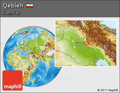 Physical Location Map of Qebleh