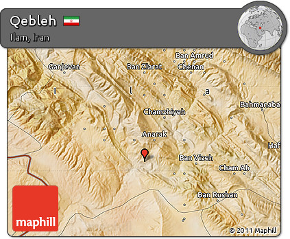 Satellite Map of Qebleh