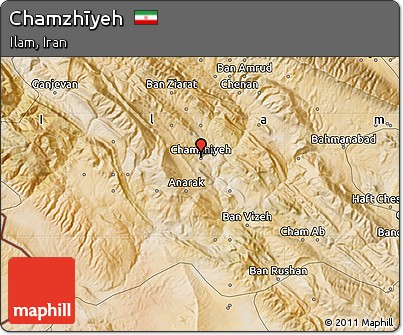 Satellite Map of Chamzhīyeh