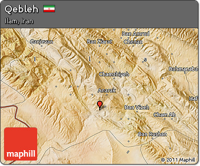 Satellite Map of Qebleh