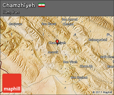 Satellite Map of Chamzhīyeh