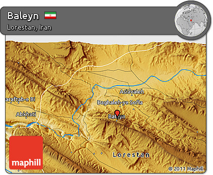 Physical 3D Map of Baleyn