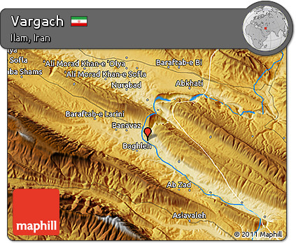 Physical 3D Map of Vargach