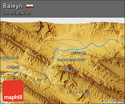 Physical 3D Map of Baleyn