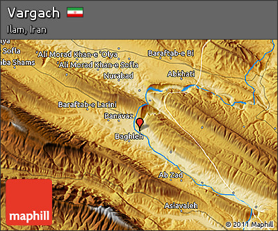 Physical 3D Map of Vargach