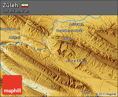 Physical 3D Map of Zūleh
