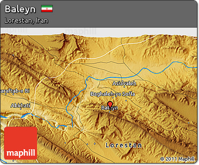 Physical 3D Map of Baleyn