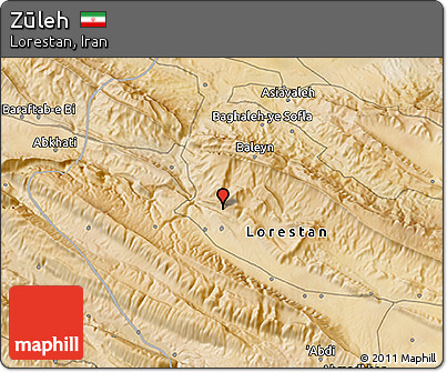 Satellite 3D Map of Zūleh
