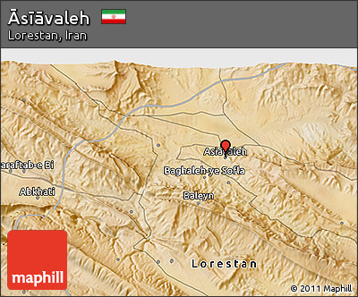 Satellite 3D Map of Āsīāvaleh
