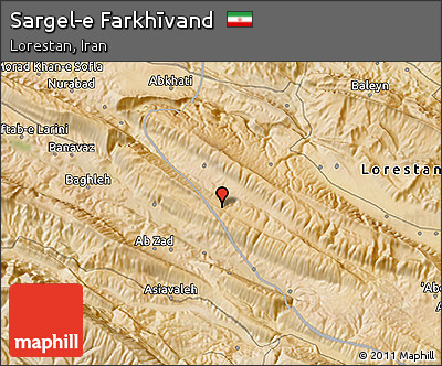 Satellite 3D Map of Sargel-e Farkhīvand
