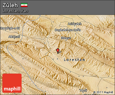 Satellite 3D Map of Zūleh